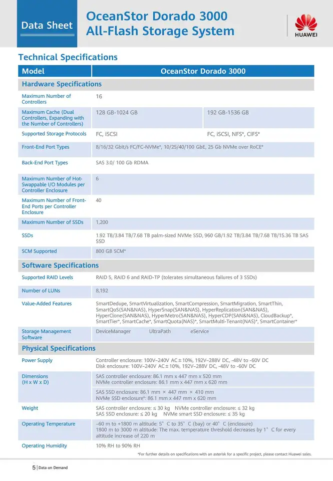 Сервер Intel Xeon цены сервера запоминающего устройства Hua Вэй OceanStor Dorado 3000 V6 5300V6 покупки